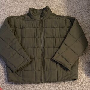 Thread & Supply Dark Green Quilted Jacket